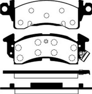 PASTILLAS LITTON CHEV. PICK-UP SILVERADO/JEEP          