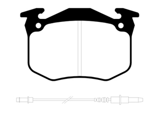 PASTILLAS LITTON PEUGEOT 504 - 505 96 IMP.              
