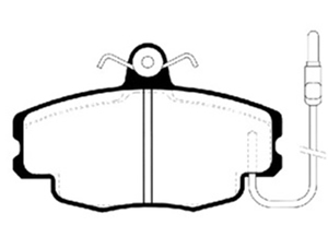 PASTILLAS LITTON RENAULT 19/CLIO (CABLE 210)      