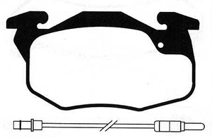 PASTILLAS LITTON CITROEN AX CABLE LARGO 