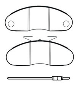 PASTILLAS LITTONMERCEDES BENZ 180