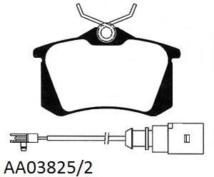 PASTILLAS LITTON FORD GALAXY/V.W.SHARAN