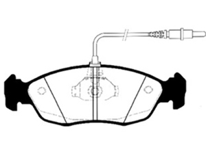 PASTILLAS LITTON PEUGEOT 306 CON SENSOR           