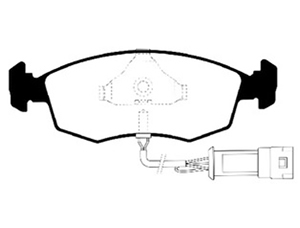 PASTILLAS LITTON VW. POINTER CON SENSOR           