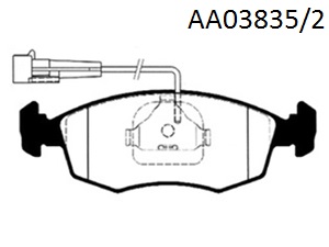 PASTILLAS LITTON FIAT TEMPRA 16V.TURBO-FIAT TIPO 2