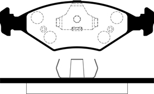 PASTILLAS LITTON V.W. GOL GTI 2000/SAVEIRO NUEVO M