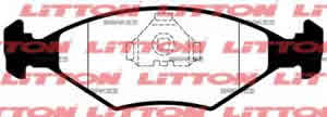 PASTILLAS LITTON Fiorino 750 KG 92/ // Tipo 1.6 93/97 // Uno
