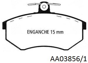 PASTILLAS LITTON A4 97/ 1.6 - 1.8 - 1.9 TDI - Quattro - Cabr