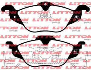 PASTILLAS LITTON CHEV.ASTRA RODADO 14"