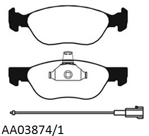 PASTILLAS LITTON ALFA ROMEO 145-146 T.DIESEL