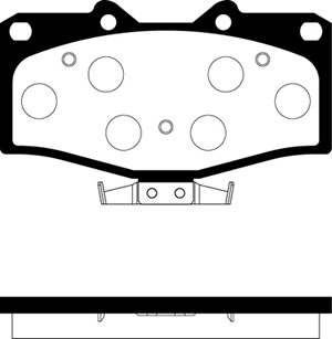 PASTILLAS LITTON TOYOTA PICK-UP 84 2.4 D.2.4I 4WD