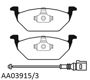 PASTILLAS LITTON AUDI A2 - A3 99/