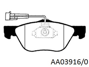 PASTILLAS LITTON ALFA ROMEO 145/146 Ti-156 2.0 TS
