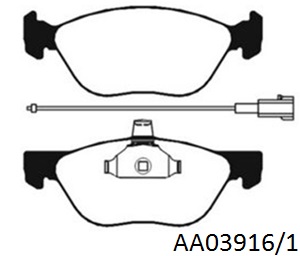 PASTILLAS LITTON ALFA ROMEO 147 1.6i-1.9 JTD 16V.