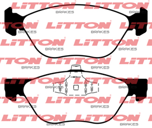 PASTILLAS LITTON Doblo 1.8 Adventure 10/... // Fiorino 750 K