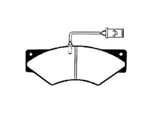 PASTILLAS LITTON IVECO TURBO DAILY 35-30-49 C/SENS