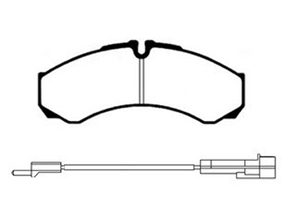 PASTILLAS LITTON IVECO DAILY 35-30-49 CON SENSOR  