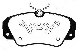 PASTILLAS LITTON GMC OMEGA 2.6 I (ABS) 1990/94