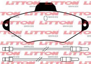 PASTILLAS LITTON XANTIA 90/94 130.9 x 60.4 x 17.0