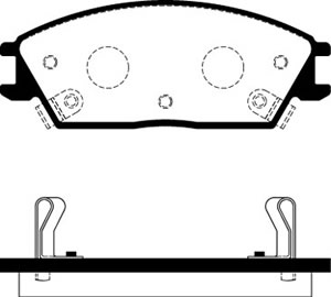 PASTILLAS LITTON HONDA ACCORD (AC , AD) 83/85
