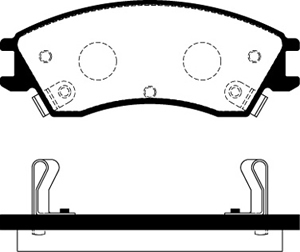 PASTILLAS LITTON HYUNDAI ACCENT 90/94