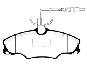 PASTILLAS LITTON PEUGEOT 406 1.8/19D.             