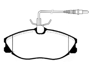 PASTILLAS LITTON PEUGEOT 406 2.06 I/2.1 D(DELANTER
