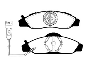 PASTILLAS LITTON MUSSO 97 NEW KORANDO 97 170x50/59x16.5 