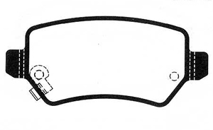 PASTILLAS LITTON CHEVROLET OPEL ASTRA - MERIVA TRA