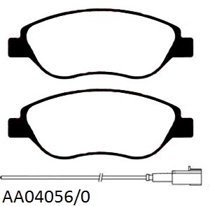 PASTILLAS LITTON STILO 2.4 20 V 01 - 151x57.3x18.4