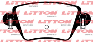 PASTILLAS LITTON REN KANGOO - KANGOO EXPRESS TRASERA
