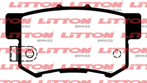 PASTILLAS LITTON Accord 90-96 Coupe 90/96 Legend 90/96 tras.