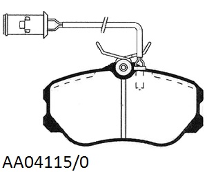PASTILLAS LITTON 164 (Motor Chico) 90/94