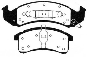 PASTILLAS LITTON Chevrolet Camaro 92/94 // Lumina APV 92/94