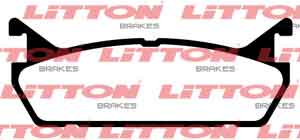 PASTILLAS LITTON MAZDA 323/626/MIATA/MX-6 90/94