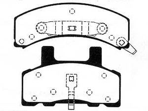 PASTILLAS LITTON GMC C-2500 - CHEVY - BLAZER