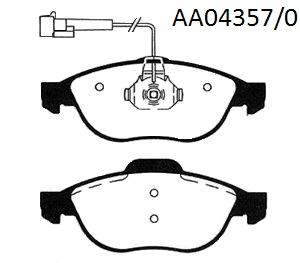 PASTILLAS LITTON 147 2.0 16V // 156 1.6I Ts - 1.8I Ts 98/...