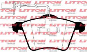 PASTILLAS LITTON Volkswagen Transporter 2.4 D - 2.5 TDI 00/