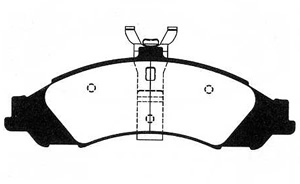PASTILLAS LITTON GMC OMEGA 3.8 V6 1998/..OMEGA 2.8