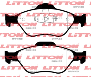 PASTILLAS LITTON Renault Laguna 01/ // Megane II 08/