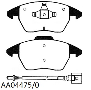 PASTILLAS LITTON AUDI/SEAT/SKODA/V.W.CADDY