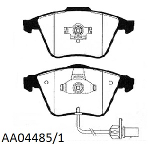 PASTILLAS LITTON A4 li - A4 lii Quattro - Aventa Cabrio Quat