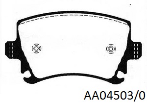 PASTILLAS LITTON AUDI/SKODA/V.W.