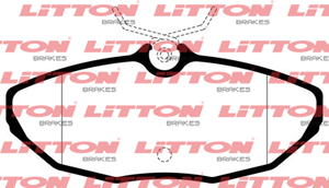 PASTILLAS LITTON Lincoln LS 00/06 (Brasil)