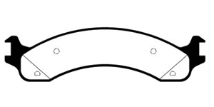 PASTILLAS LITTON Ram 2500 - Ram 3500 94/ Delantera