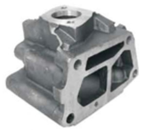 Antecuerpo Bomba Agua Fiat 128 Aluminio