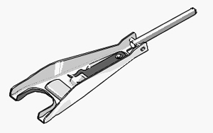 Horquilla Embrague Peugeot 404/504 Motor XD2 Corta Estampada