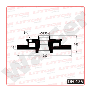 Disco Freno Iveco TURBO 45-10- 49-10 .../96 Delante Solido 