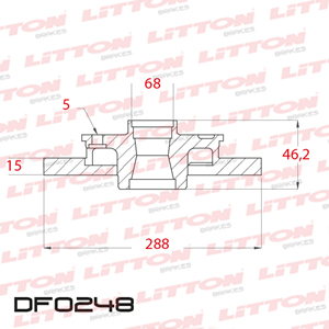 Disco Freno Audi A4 1.8 - Quattro / A6 2.0 94/. Del Solido