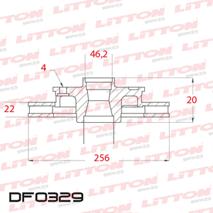 Disco Freno Audi 100 / 80 77/91 Del Ventilado
